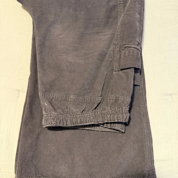 Kimchi Blue Corduroy Wide Leg Pants in Grey/Blue - Picture 4 of 4